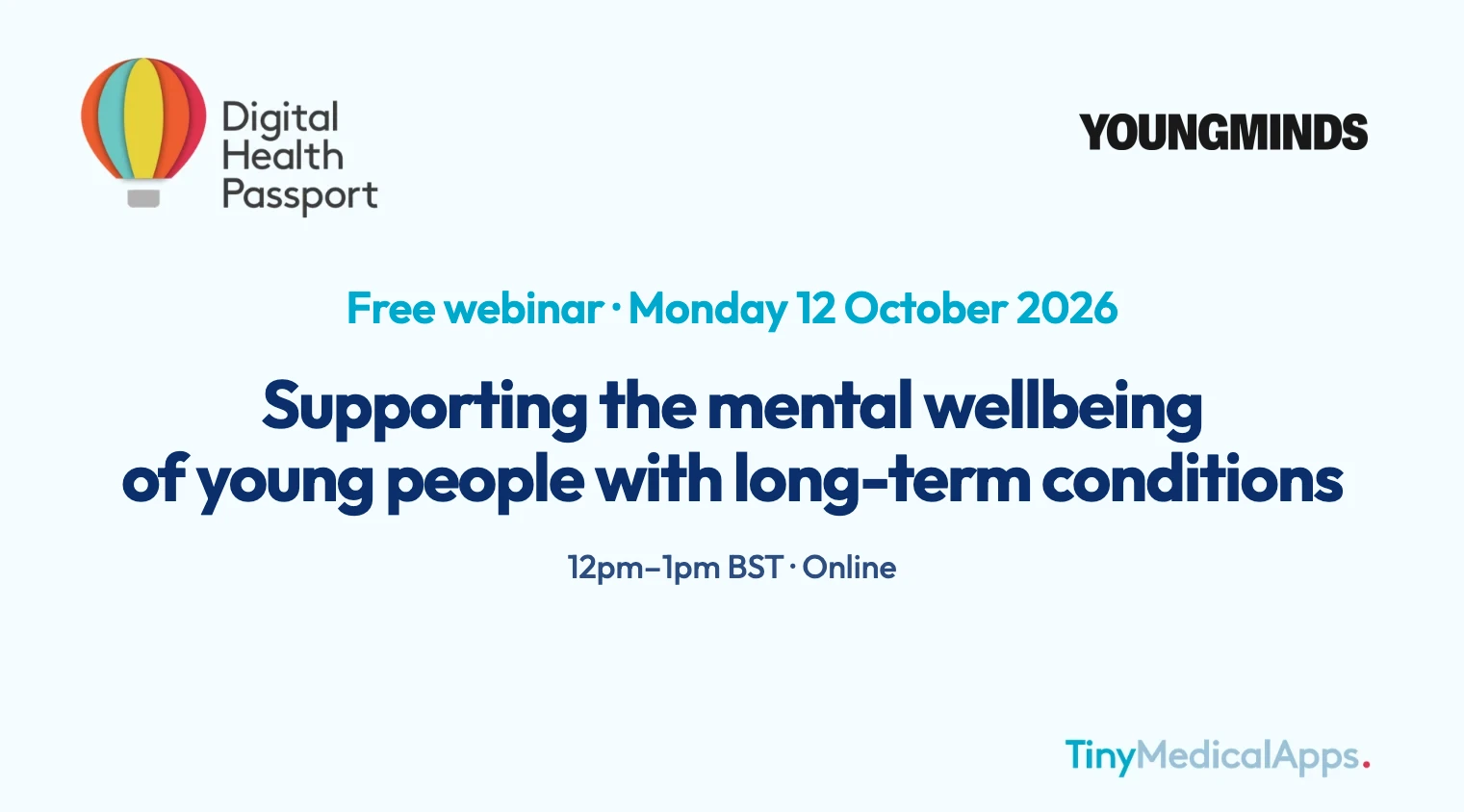 How should digital health support the mental wellbeing of young people with long-term conditions?